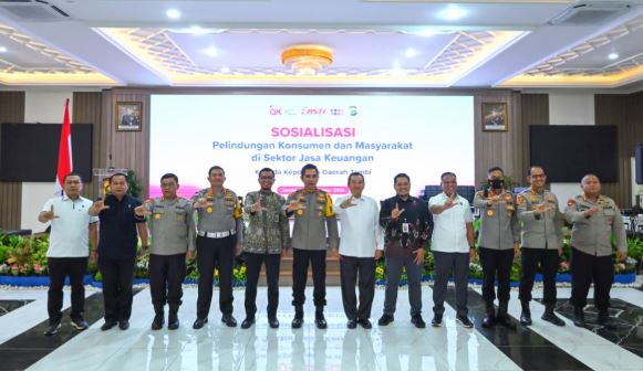 Wujudkan Keamanan Layanan Keuangan, OJK Gelar Sosialisasi Perlindungan Konsumen di Polda Jambi