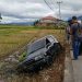 Pengemudi Mendadak Pingsan, Mobil Terjun ke Sawah di Sungai Penuh
