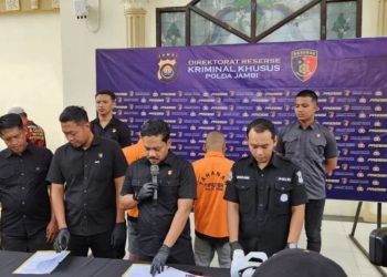 Dua Sopir Truk Angkut 32 Ton Solar Ilegal dari Musi Banyuasin Diciduk Polda Jambi