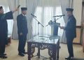 Wakil Bupati Sarolangun Gerry Trisatwika Kembali Lantik Dedy Hendry Sebagai PJ Sekda Untuk Keenam Kalinya
