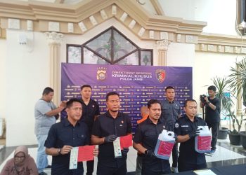 Dua Mobil Tanki PT NBS Angkut BBM Ilegal Diamankan Ditreskrimsus Polda Jambi