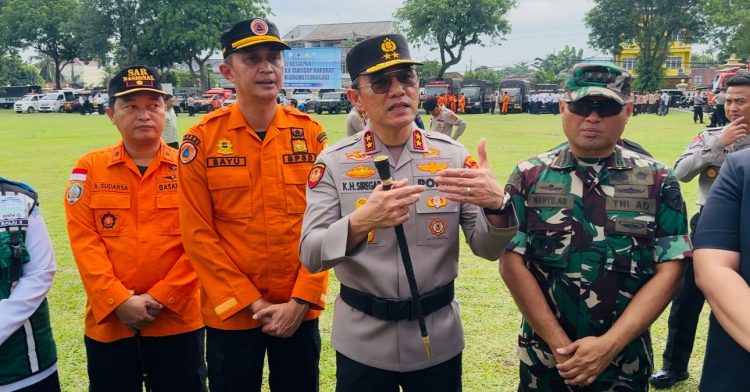 Polda Jambi Gelar Apel Kesiapan Tanggap Darurat Bencana Bencana Hidrometeorologi