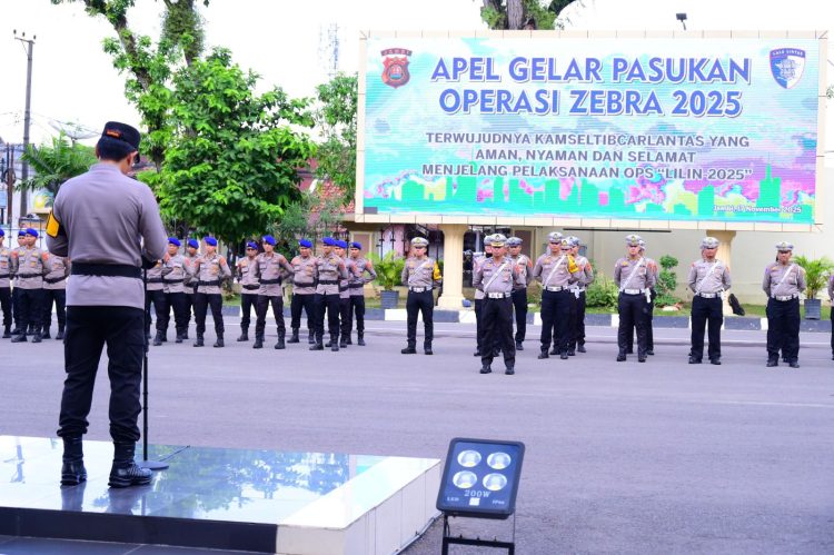 Operasi Zebra Siginjai 2025 Dimulai, Kapolda Jambi: Kedepankan Preventif dan Edukatif kepada Masyarakat