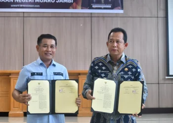 Pemkab dan Kejari Muaro Jambi Perkuat Sinergi Hukum, Teken Nota Kesepakatan Lima Tahun