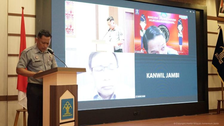 Perkuat Tata Kelola Informasi Hukum, Kanwil Kemenkum Jambi Gelar Asistensi Pengelolaan JDIH Wilayah Tahun 2025