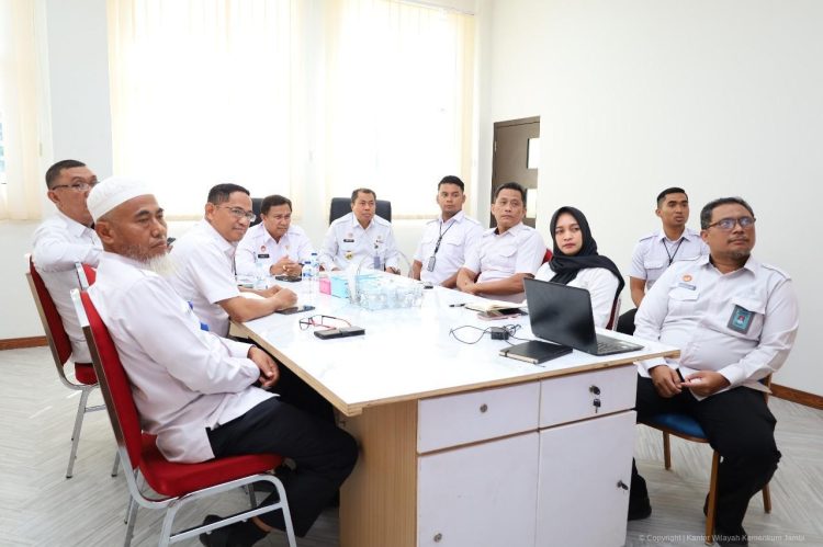 Tindak Lanjuti Kunjungan Komisi XIII DPR RI, Kanwil Kemenkum Jambi Susun Finalisasi Jawaban Resmi
