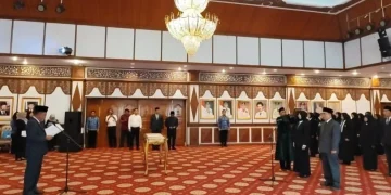 Wagub Jambi Abdullah Sani Lantik 49 Pejabat Struktural dan Fungsional Pemprov Jambi, Ini Daftar Namanya