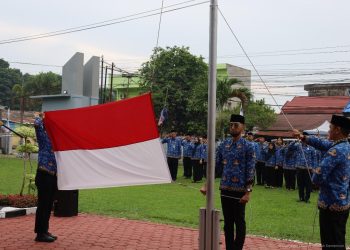Kanwil Kemenkum Jambi dan Kanwil KemenHAM Jambi selenggarakan Upacara Hari Pahlawan Tahun 2025