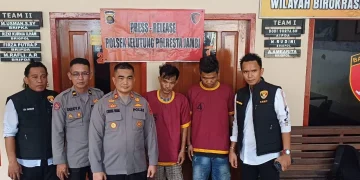 Polsek Jelutung Tangkap Dua Pelaku Pencurian, Salah Satunya Residivis Delapan Kali Masuk Penjara