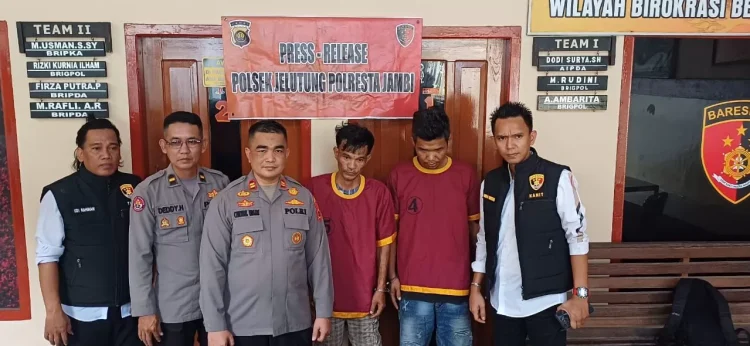 Polsek Jelutung Tangkap Dua Pelaku Pencurian, Salah Satunya Residivis Delapan Kali Masuk Penjara