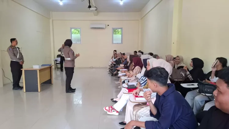 Satgas Preemtif Operasi Zebra 2025 Polda Jambi Sasar Mahasiswa Universitas Adiwangsa untuk Tekan Pelanggaran Lalu Lintas