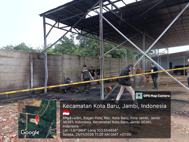 Nama Aritonga Disebut Warga Pemilik Gudang Misterius! Mobil Tangki PT Putra Mauli Energi Terbakar Satu Korban Tewas