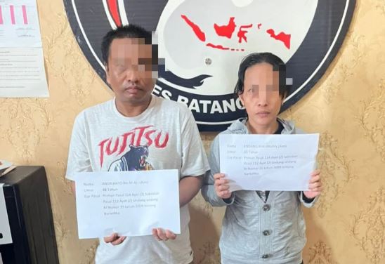 Tim Kuda Hitam Polres Batanghari Ringkus Dua Pengedar Sabu di Pemayung