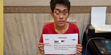 Timsus Polresta Jambi Tangkap Kurir Sabu di Parkiran Masjid Agung