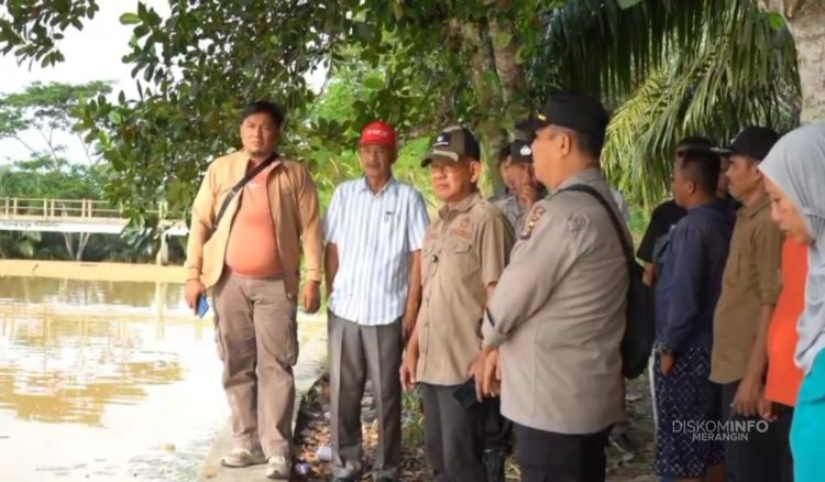 Aset Merangin Hancur Akibat PETI, Wabup A.Khafidh Tinjau Dam Betuk