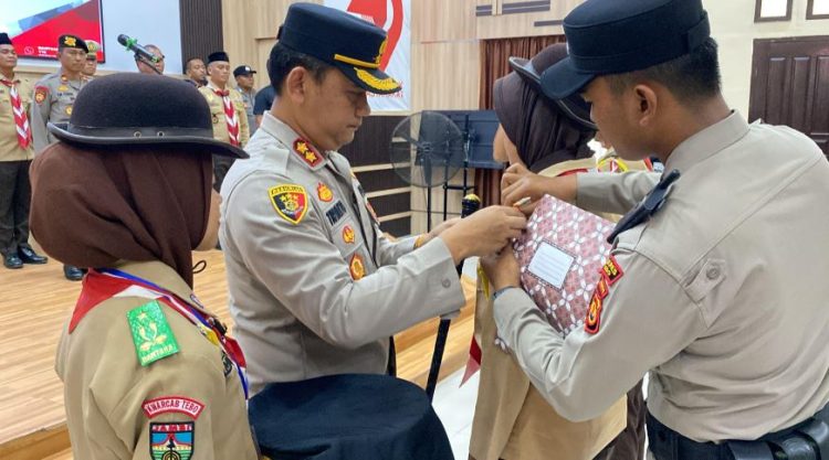Kapolres Tebo Buka Latihan Gabungan Saka Bhayangkara Polres Tebo Tahun 2025