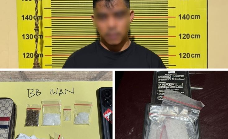 Satresnarkoba Polres Bungo Tegas Berantas Narkoba, Amankan Pemuda Pembawa Sabu dan Ganja