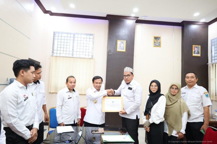 Tindak Lanjuti Kunjungan Komisi XIII DPR RI, Kanwil Kemenkum Jambi Susun Finalisasi Jawaban Resmi