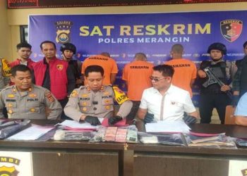 Polres Merangin Tangkap Tiga Pelaku Perampokan Brutal di Gading Jaya
