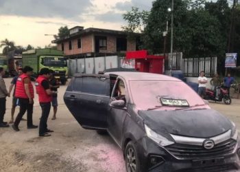 Polri Gerak Cepat Tangani Kebakaran Mobil di SPBU Pondok Meja
