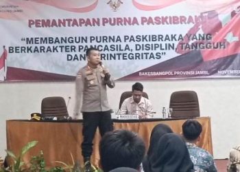 Polri dan Purna Paskibraka Jambi Perkuat Sinergi Ketangguhan dan Ketertiban