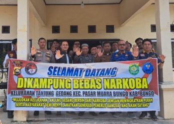 Polres Bungo Gelar Rakor Pembentukan Kampung Bebas Narkoba di Tanjung Gedang