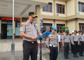 Wakapolres Kerinci Pimpin Apel Jam Pimpinan, Tekankan Disiplin dan Profesionalisme Personel