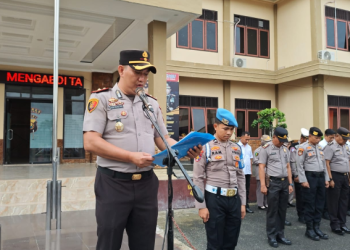 Wakapolres Kerinci Pimpin Apel Jam Pimpinan, Tekankan Disiplin dan Profesionalisme Personel