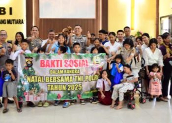 Sambut Perayaan Natal 2025, Polda Jambi Gelar Bakti Sosial di Panti Asuhan Epiginosko