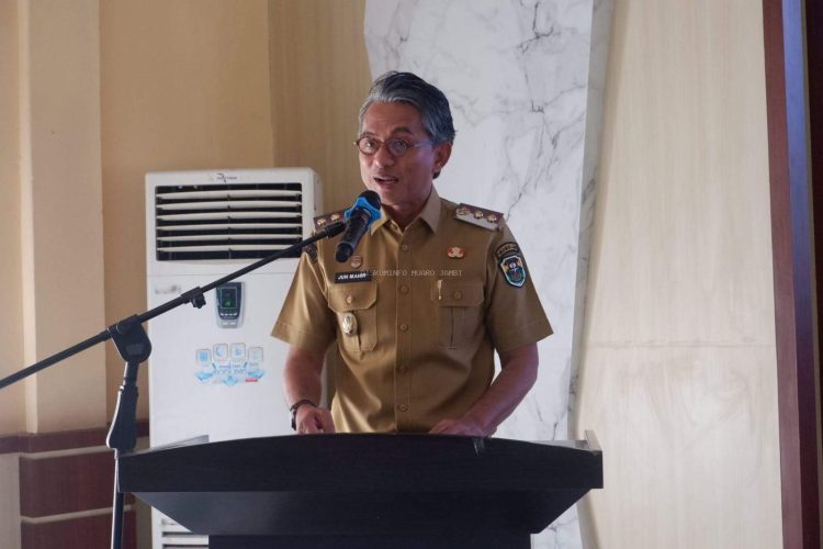 Wakil Bupati Kabupaten Muaro Jambi Junaidi H Mahir Menghadiri Acara Rapat Koordinasi Penanggulan Kemiskinan Daerah (TKPKD) Kabupaten Muaro Jambi Tahun 2025