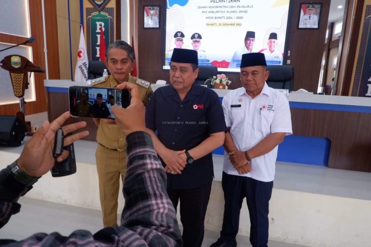 Dewan Kehormatan dan Pengurus PMI Kabupaten Muaro Jambi Masa Bakti 2024-2029 Resmi Dilantik