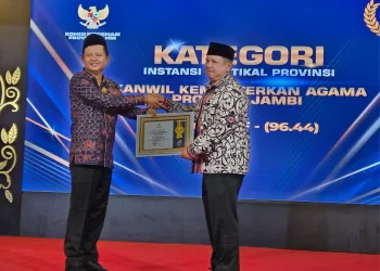 Kanwil Kemenag Jambi Kembali Raih Anugerah Badan Publik Informatif Tahun 2025
