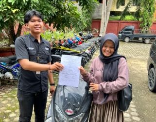 Polres Muaro Jambi Serahkan Barang Bukti Curanmor kepada Pemiliknya