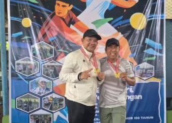 Kompol Dr. Novrizal–Prima Surya Juara Turnamen Tenis Lapangan Terbuka Se-Provinsi Jambi 2025