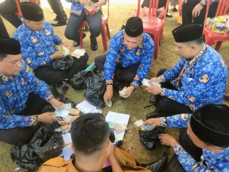 Korpri Merangin Galang Dana Bencana, Hari Pertama Kumpulkan Rp 45,5 Juta