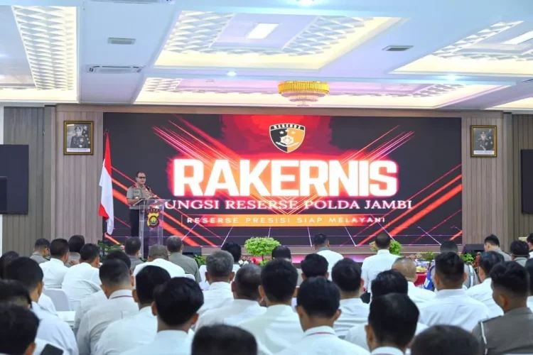 Rakernis Fungsi Reserse Polda Jambi 2025 Resmi Dibuka, Wakapolda Tekankan Reserse Presisi Siap Melayani
