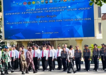 Apel Gelar Pasukan Operasi Lilin 2025, Irjen Pol Krisno: Polda Jambi Siap Jaga Keamanan dan Kenyamanan Masyarakat