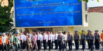 Apel Gelar Pasukan Operasi Lilin 2025, Irjen Pol Krisno: Polda Jambi Siap Jaga Keamanan dan Kenyamanan Masyarakat