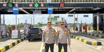 Kapolres Muaro Jambi Laksanakan Pengecekan Pos Pam Nataru 2025-2026