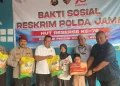 Ditreskrimsus Polda Jambi Gelar Bakti Sosial HUT Reserse ke-78 di Yayasan Cinta Harapan Yatim
