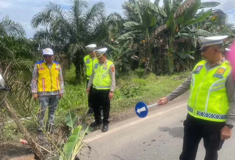 Fokus Titik Rawan Laka, Longsor dan Kemacetan, Ditlantas Polda Jambi bersama BPJN Survei Kesiapan Jalinsum