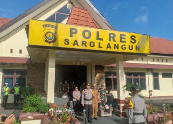 Kapolres Sarolangun Pimpin Apel Gelar Pasukan Operasi Lilin Tahun 2025