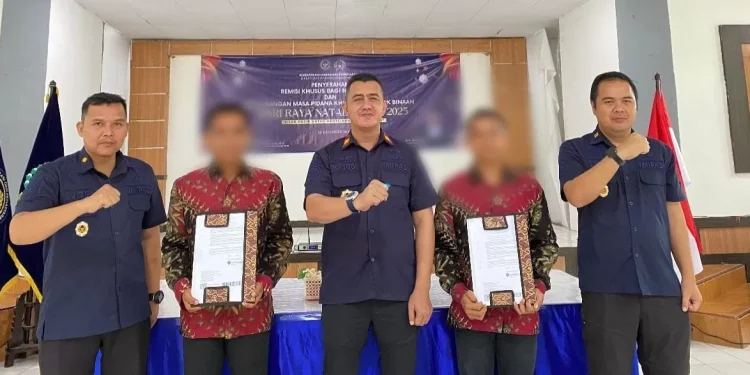LPKA Muara Bulian Serahkan Remisi Khusus Natal 2025 kepada Warga Binaan