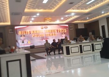Polda Jambi Release Akhir Tahun 2025 di Hadapan Awak Media