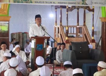 Wabup Tanjabbar Katamso hadiri Haul Ulama Besar di Desa Lumahan Kecamatan Senyerang
