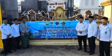 Jelang Libur Nataru, Kakanwil Launching Masjid Ramah Pemudik di Muaro Jambi