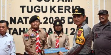 Kapolda Jambi Bersama Forkopimda Tinjau Pos Pengamanan Operasi Lilin di Kota Jambi