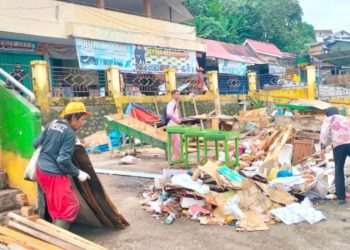 Bupati H M Syukur Terus Tata Pasar Bawah Bangko