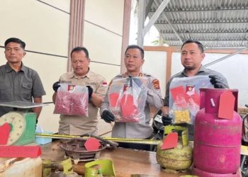 Oplos Gas Melon Jadi Non Subsidi, Tiga Warga Bulian Diamankan