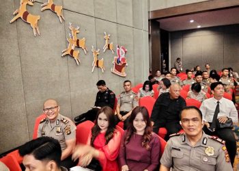 Polsek Mestong Laksanakan Pengamanan Kunjungan Kerja Wamen PUPR RI di Exit Tol Muaro Sebapo